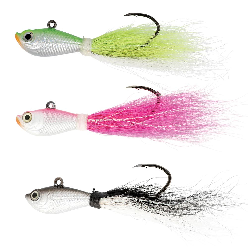 Eagle Claw Trokar Pro-V Bucktail Hair Jig Assortment Pack