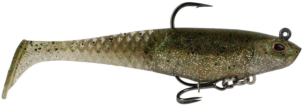 Berkley PowerBait Saltwater CullShad Pre-Rigged Soft Body Swimbait - 6 Inch