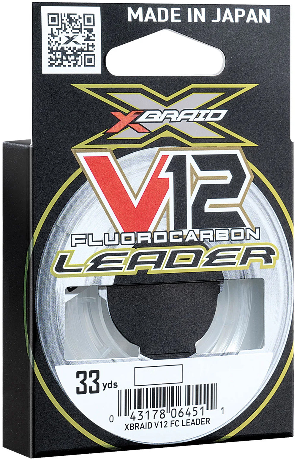 Daiwa X-Braid V12 Fluorocarbon Leader - 33 Yard Spools