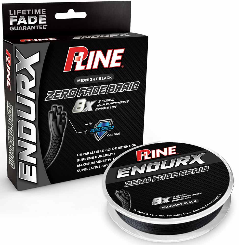 P-Line EndurX No Fade Midnight Black Braid - 300 Yard Spools
