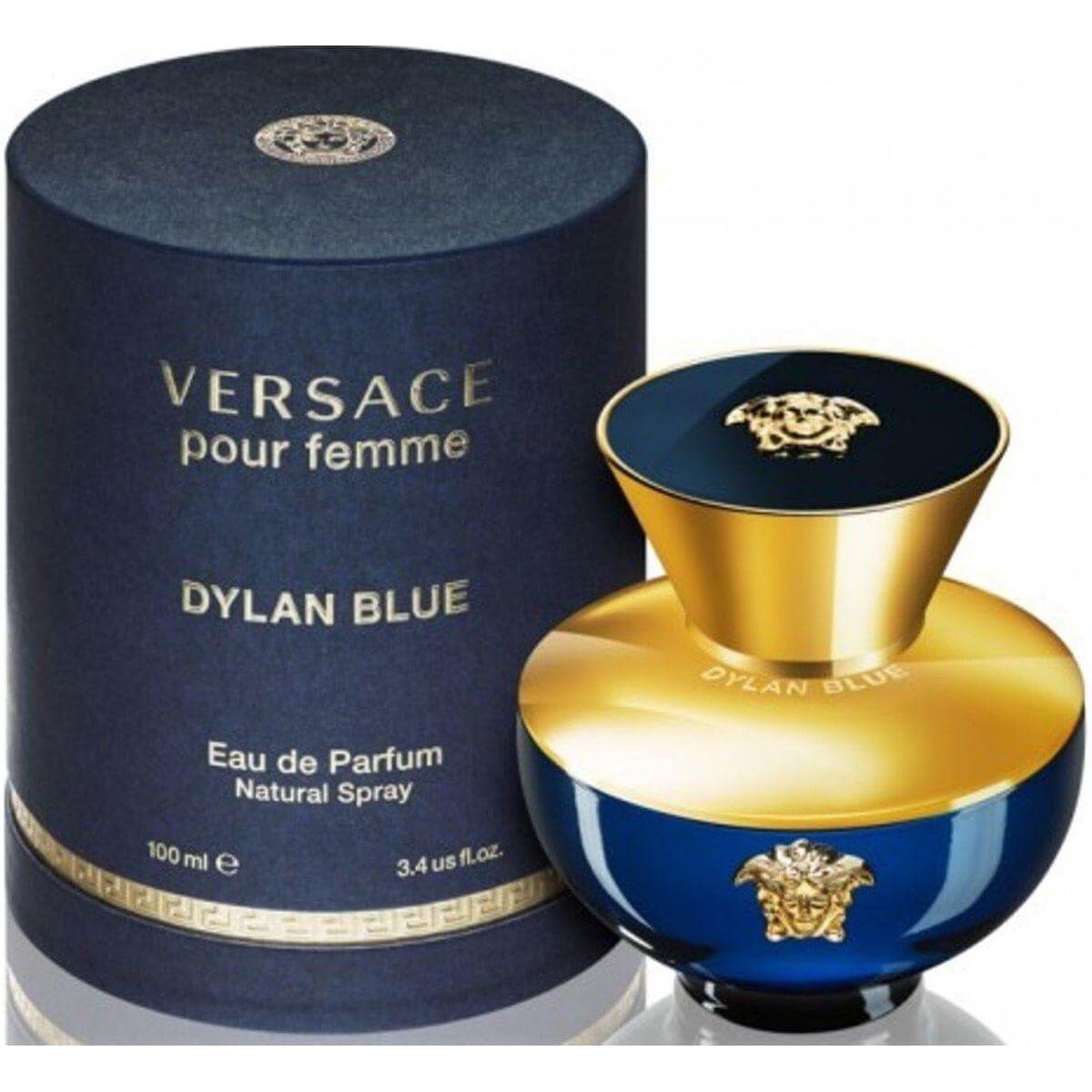 Versace Dylan Blue pour femme by Gianni Versace 3.4 oz EDP For Women New in Box