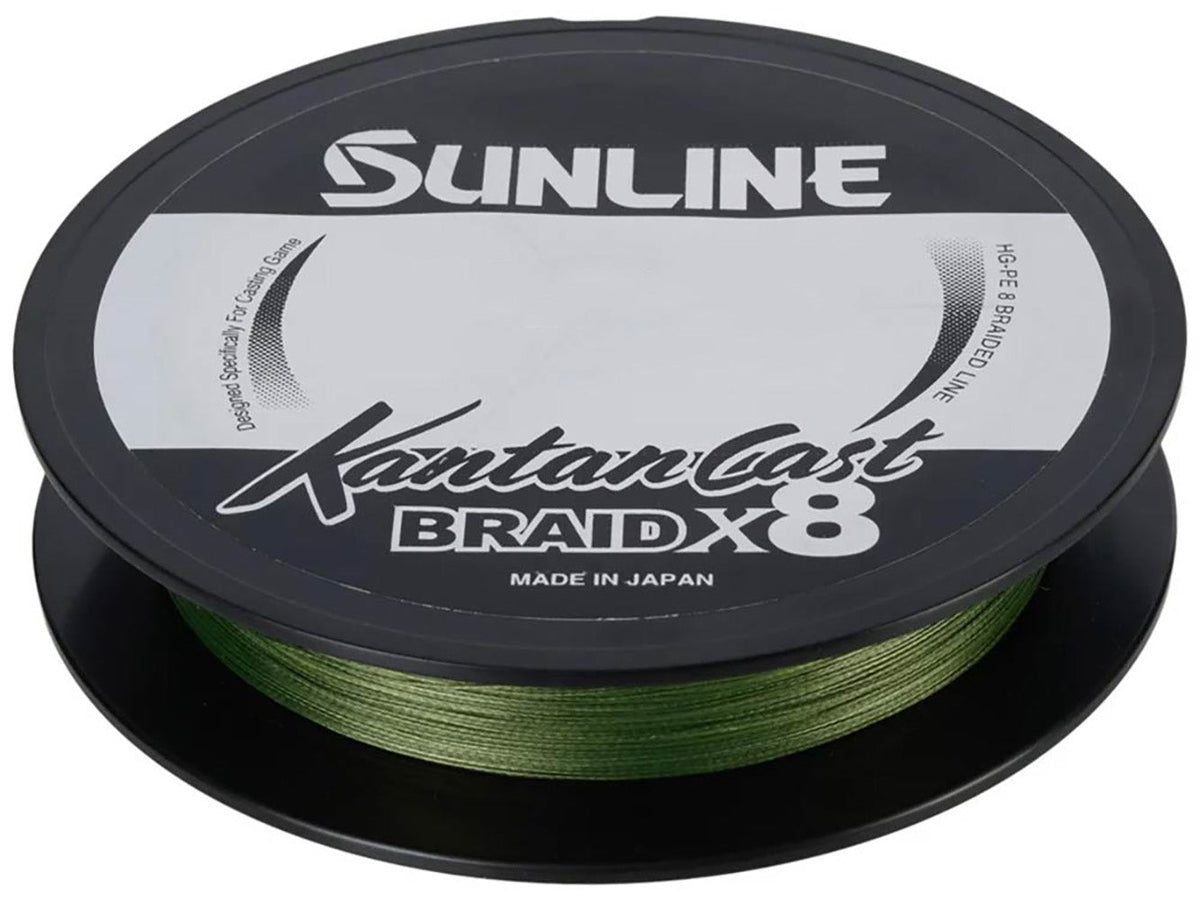 Sunline Kantan Cast X8 Dark Green Braid - 600 Yard Bulk Spools