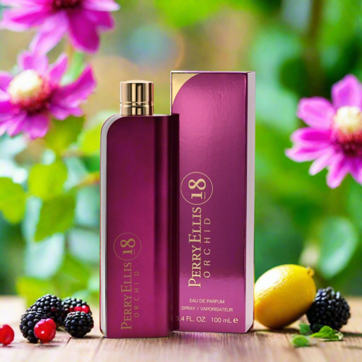 18 Orchid By Perry Ellis Perfume for Women EDP 3.3 / 3.4 oz New In Box