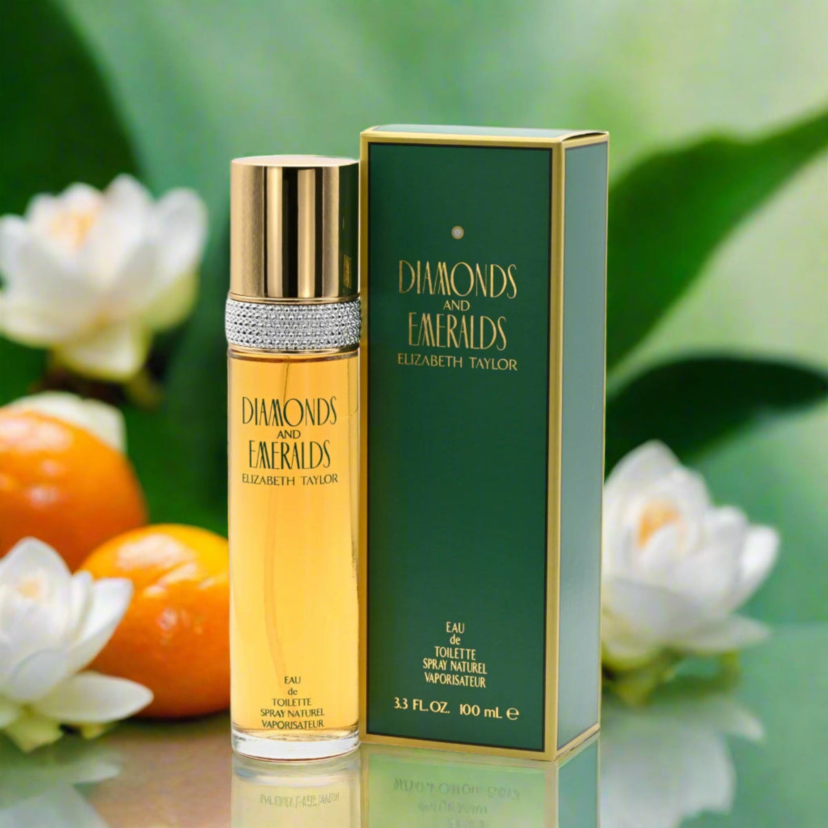 DIAMONDS AND EMERALDS by ELIZABETH TAYLOR 3.3 / 3.4 oz EDT For Women NEW in Box
