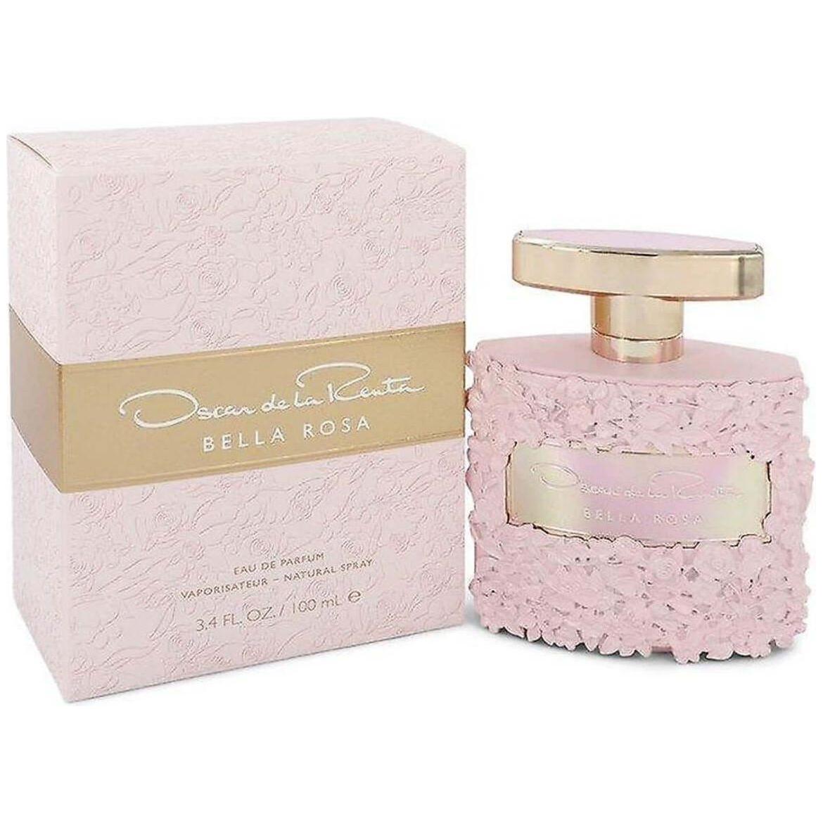 Bella Rosa by Oscar de la Renta 3.3 / 3.4 oz EDP Perfume For Women New in Box