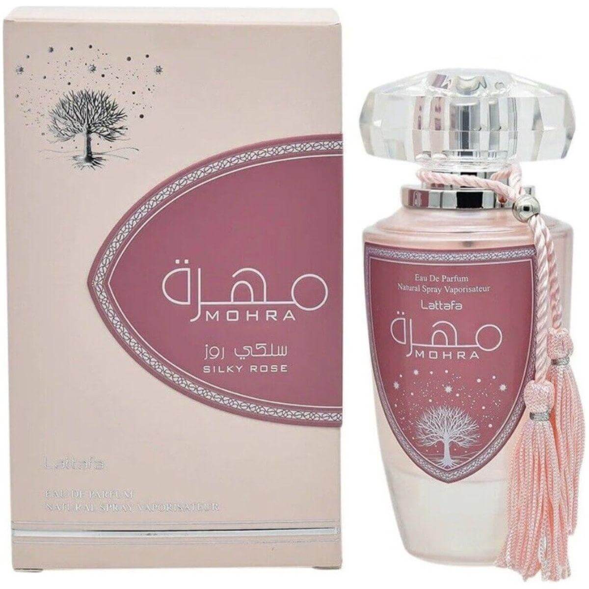 Mohra Silky Rose by Lattafa perfume for her EDP 3.3 / 3.4 oz New in Box
