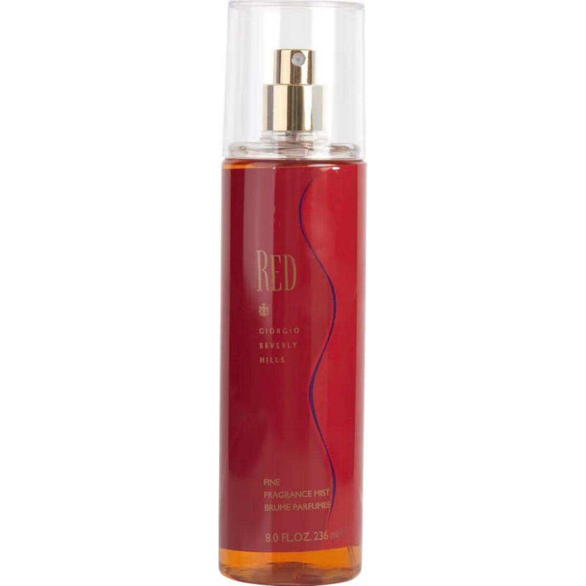 RED by Giorgio Beverly Hills Fragrance Mist for women 8.0 oz New