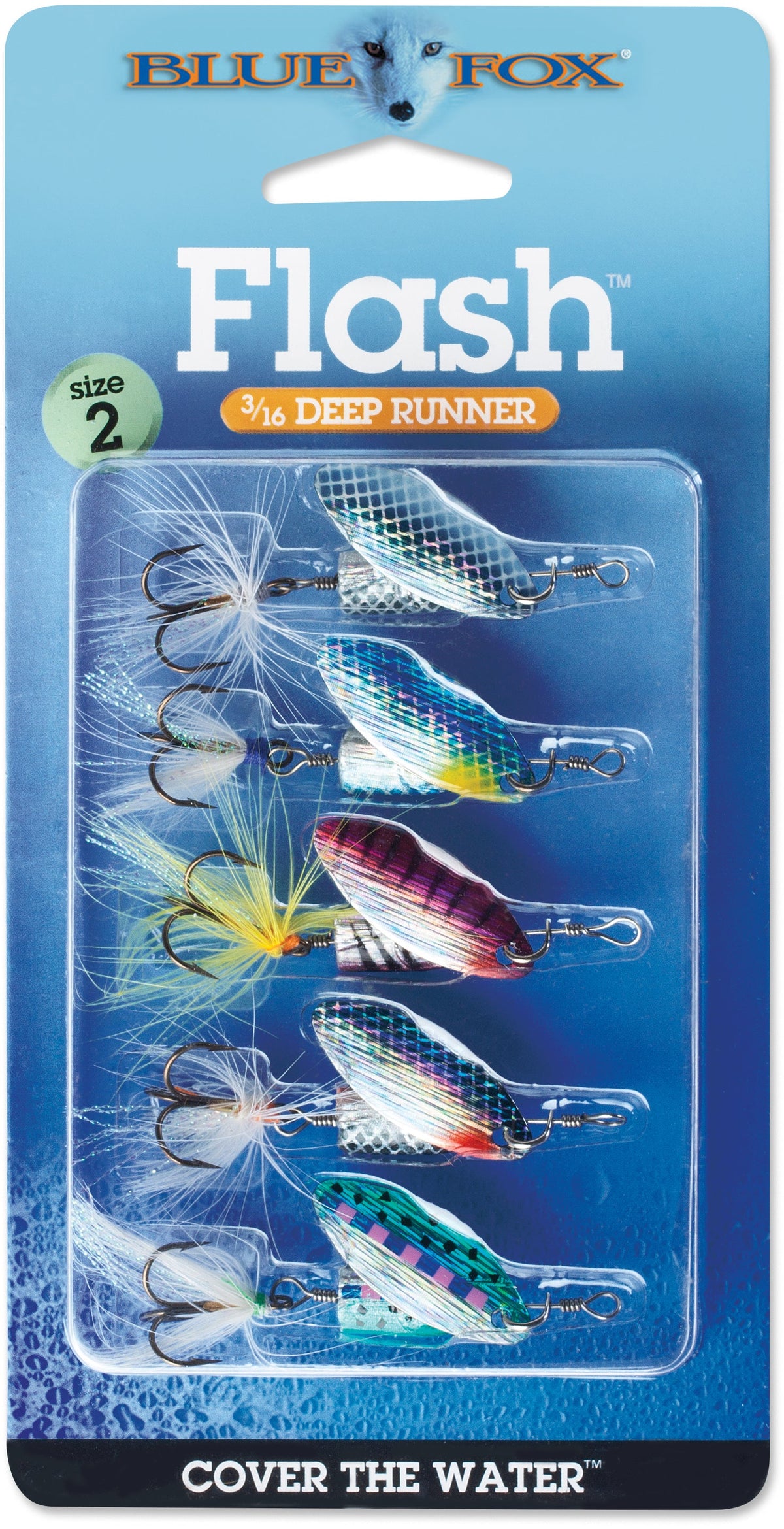 Blue Fox 5-Piece Flash Spinner Kit