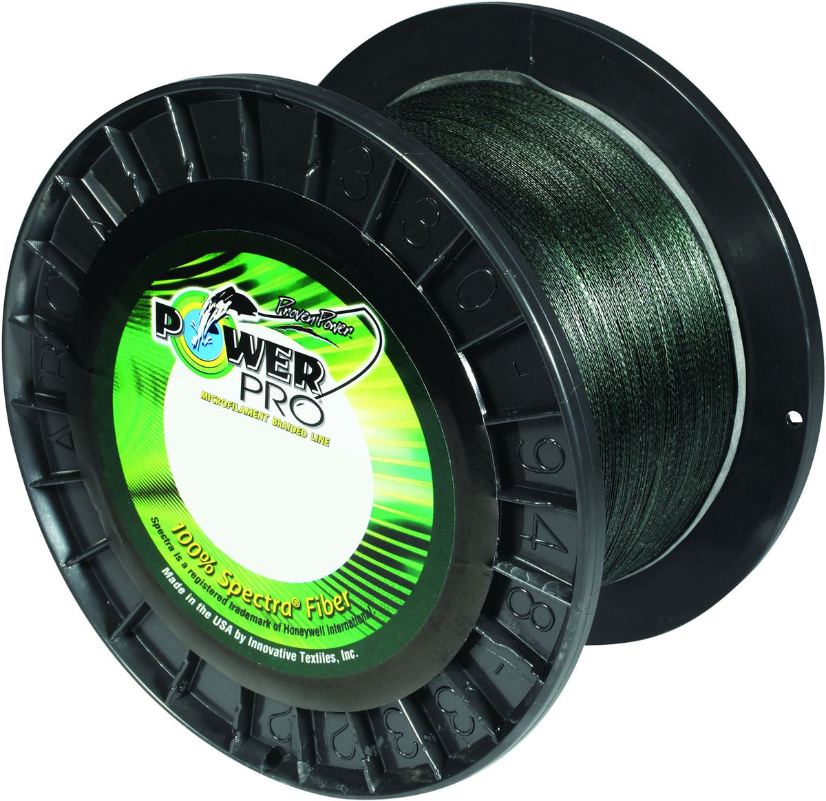 Power Pro Spectra Moss Green Braided Line 1500 yard Bulk Spool