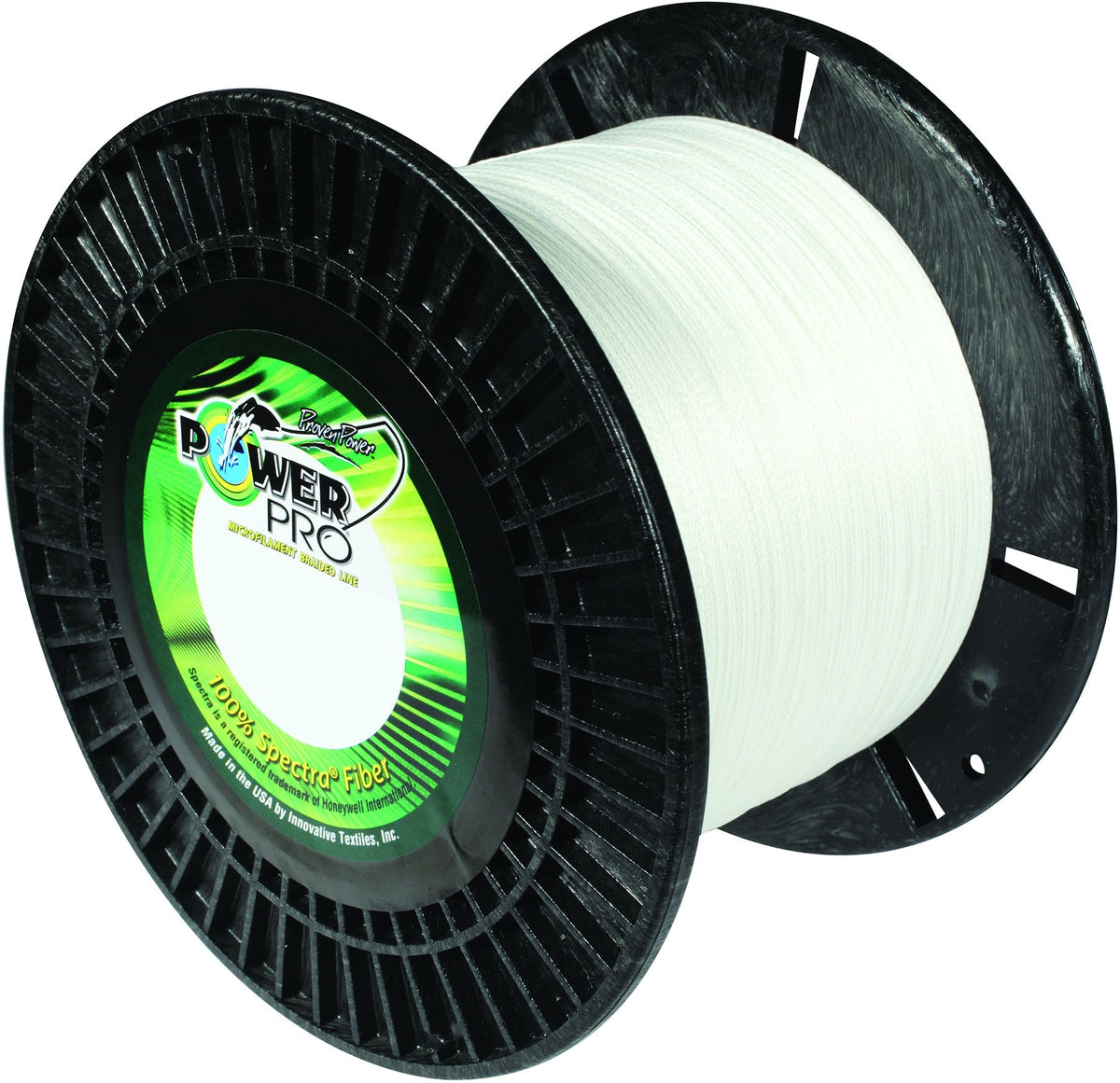 Power Pro Spectra White Braided Line 3000 yard Bulk Spool