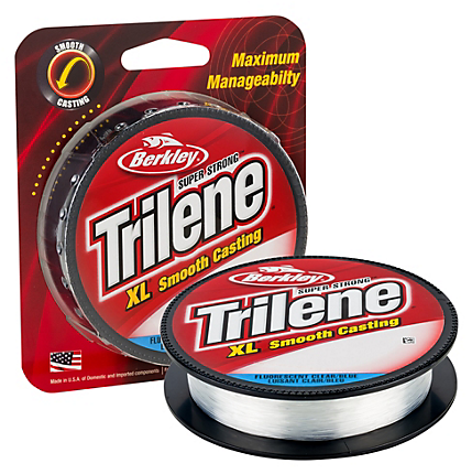Berkley Trilene XL Monofilament Fluorescent Clear/Blue Filler Spools 300-330 Yards