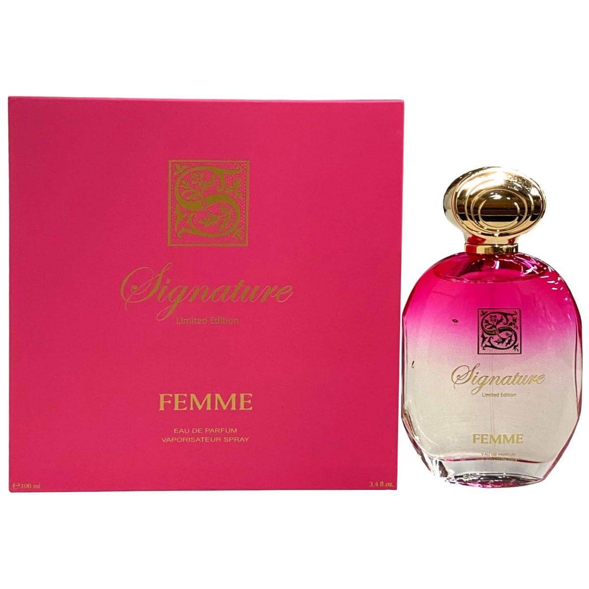Limited Edition Pink Femme by Signature perfume EDP 3.3 / 3.4 oz New in Box