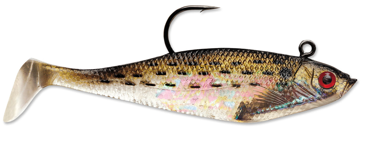 Storm WildEye Swim Shad Paddle Tail Swimbait 3 pack