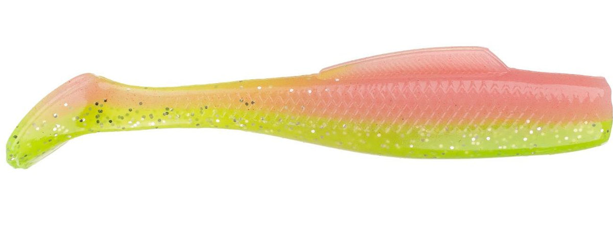 Strike King Redfish Magic Glass Minnow 4 inch ElazTech Paddle Tail Swimbait 5 pack