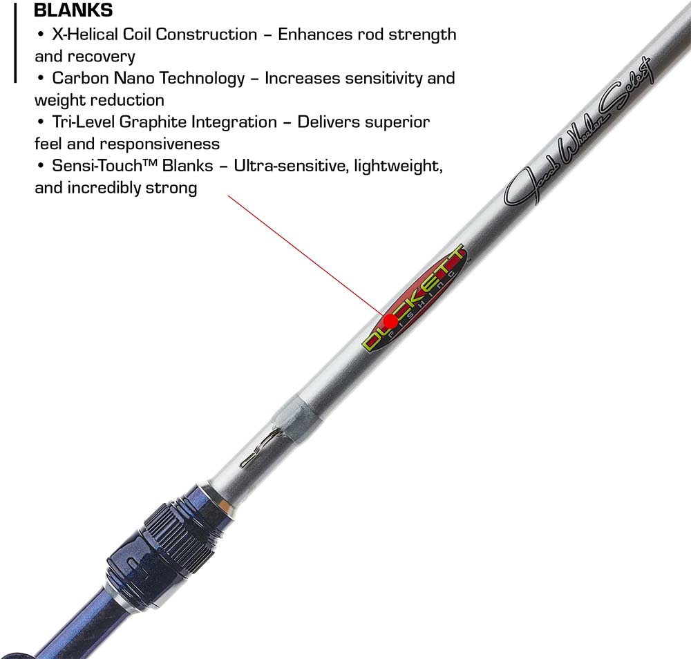 Duckett Fishing Jacob Wheeler Select Casting Rod