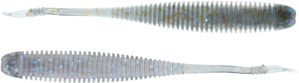 NetBait Flat Sided Shad - BaitFuel Infused Drop Shot Bait