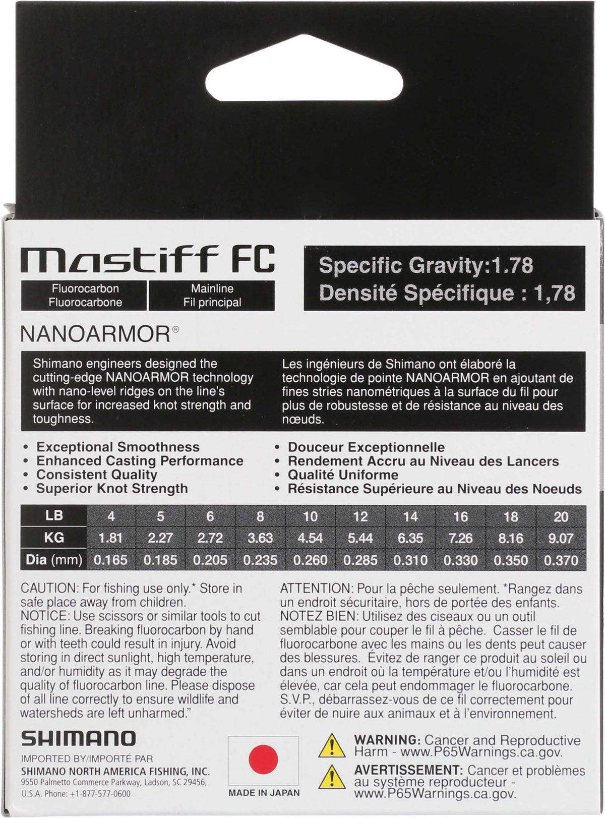Shimano Mastiff Fluorocarbon