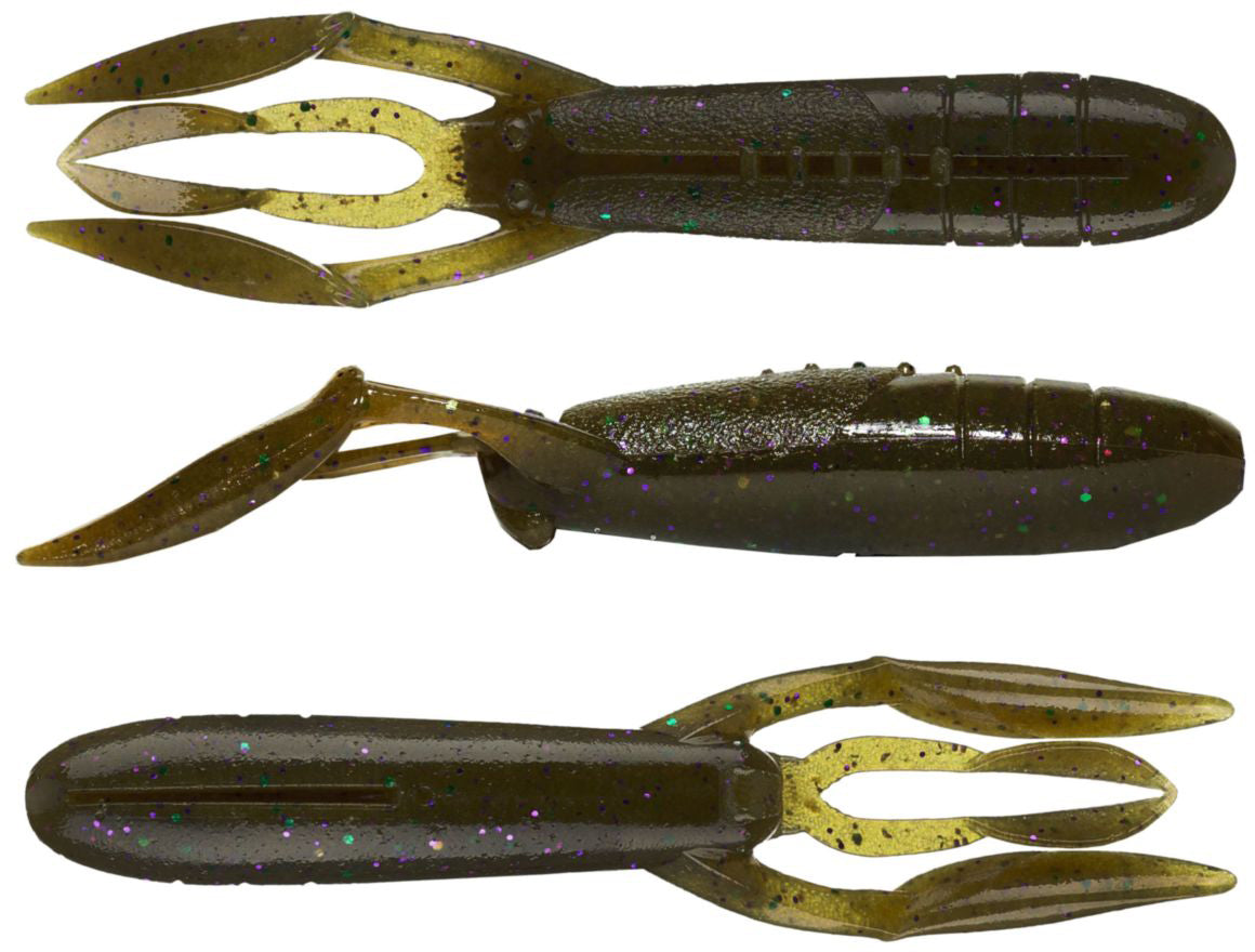 Keitech Glide Camaron 3.5 Inch Soft Plastic Craw - 6 Pack