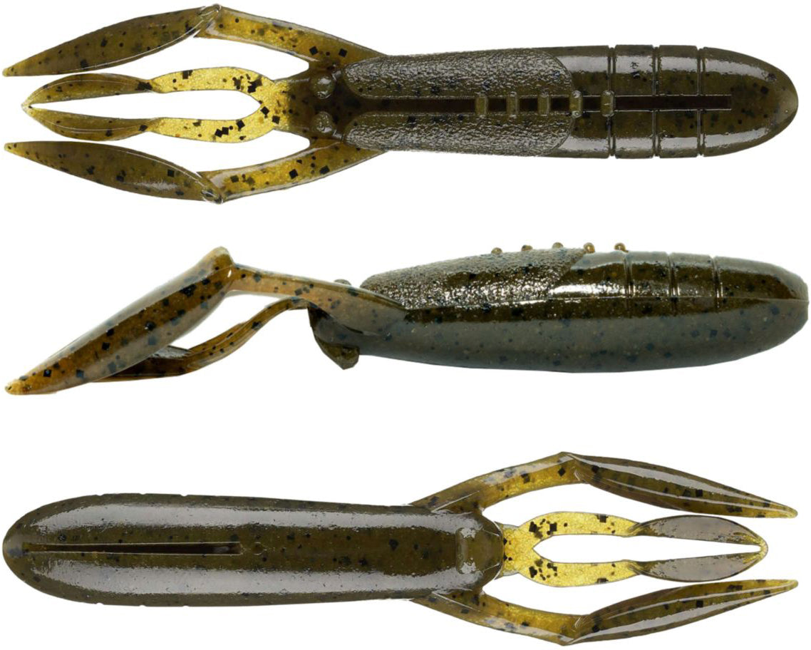 Keitech Glide Camaron 3.5 Inch Soft Plastic Craw - 6 Pack