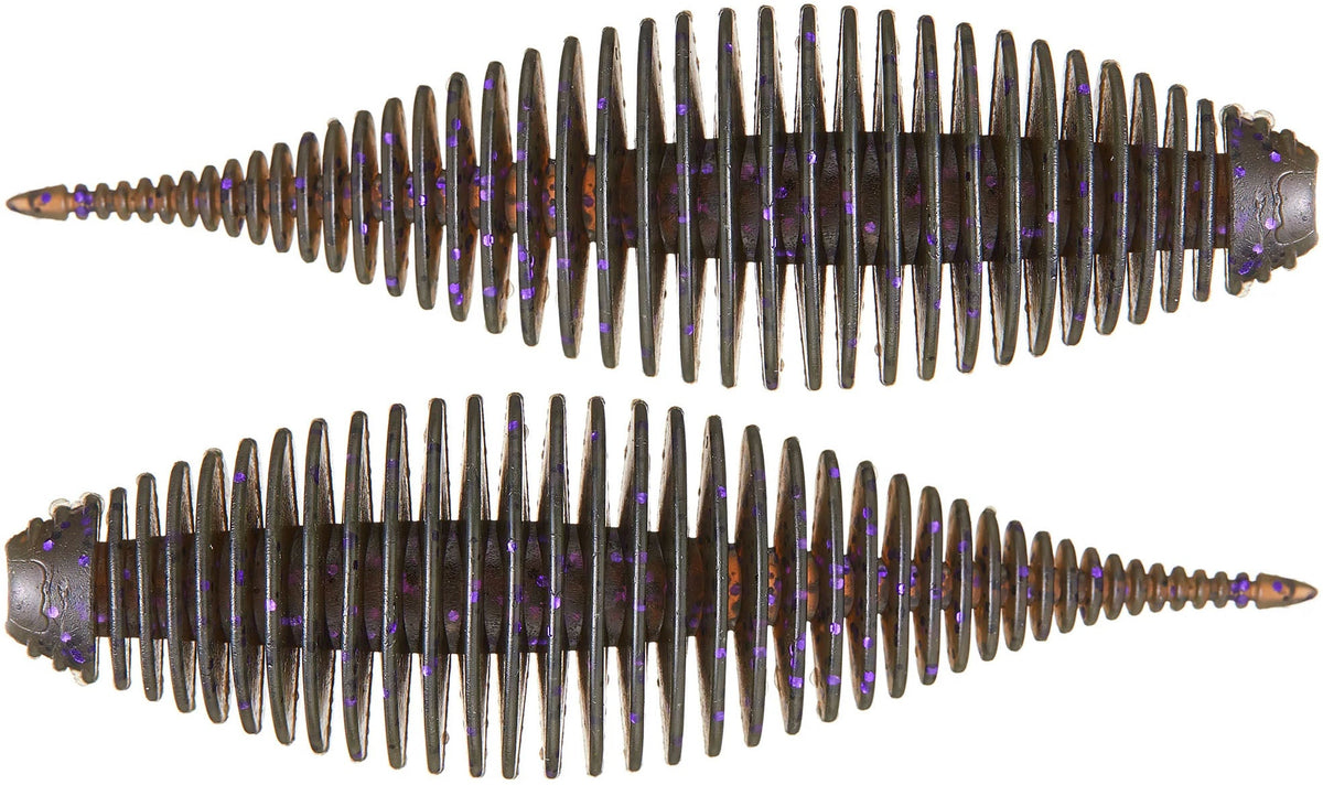 Geecrack Floating Elastomer Bellows Shad Soft Plastic Creature Bait - 3.8 Inch
