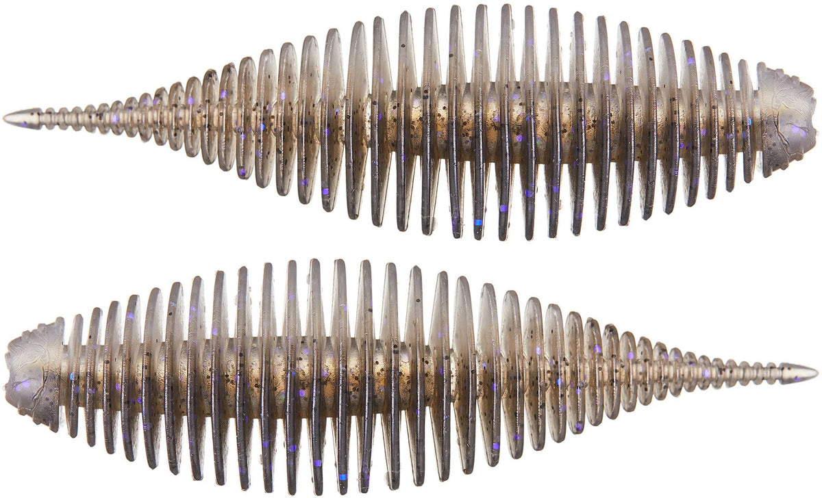 Geecrack Floating Elastomer Bellows Shad Soft Plastic Creature Bait - 3.8 Inch