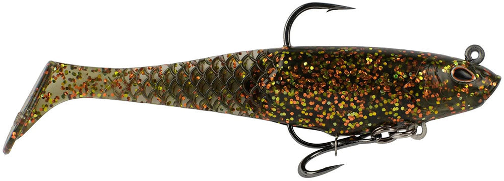 Berkley PowerBait Saltwater CullShad Pre-Rigged Soft Body Swimbait - 4 Inch