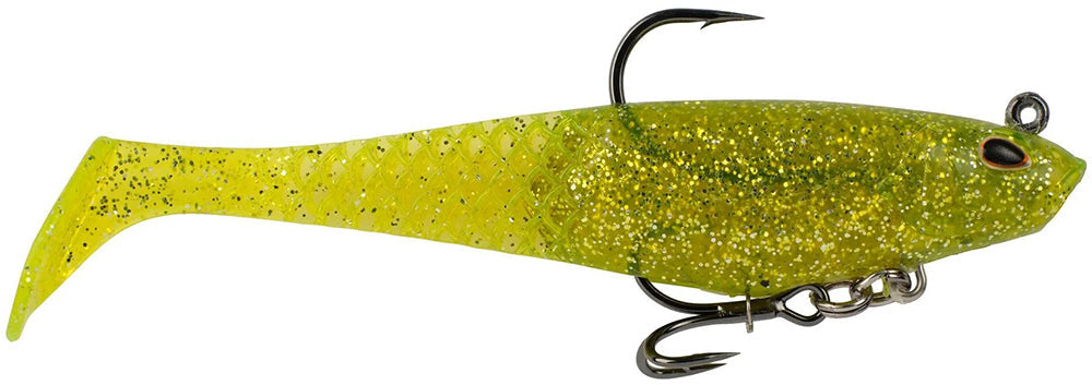 Berkley PowerBait Saltwater CullShad Pre-Rigged Soft Body Swimbait - 6 Inch