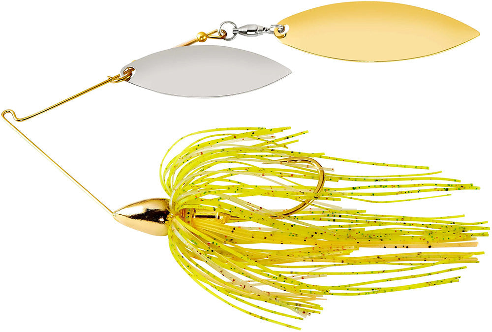 War Eagle Double Willow Gold Frame Spinnerbait - 3/8 oz