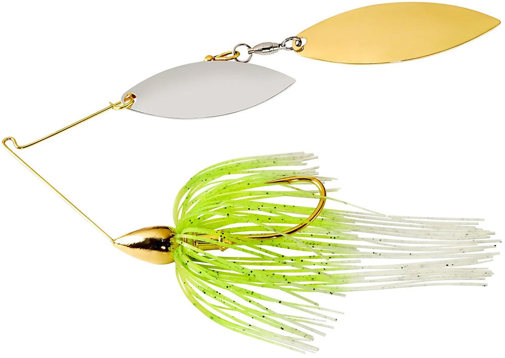 War Eagle Double Willow Gold Frame Spinnerbait - 3/8 oz