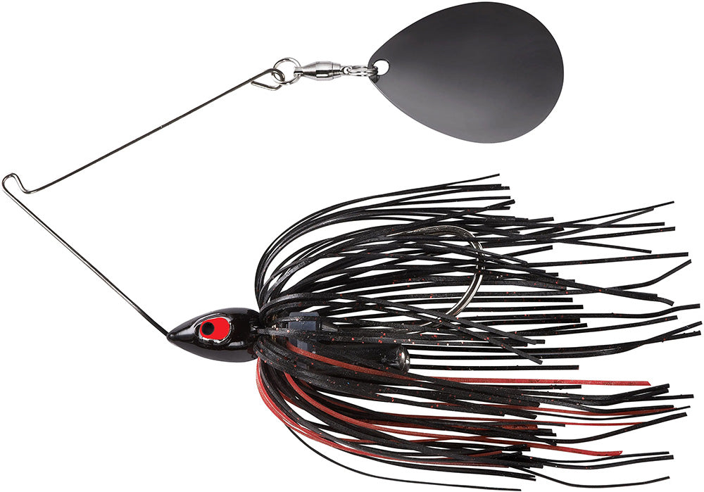 War Eagle Painted Head Night Time Single Colorado Spinnerbait - 1/2 oz