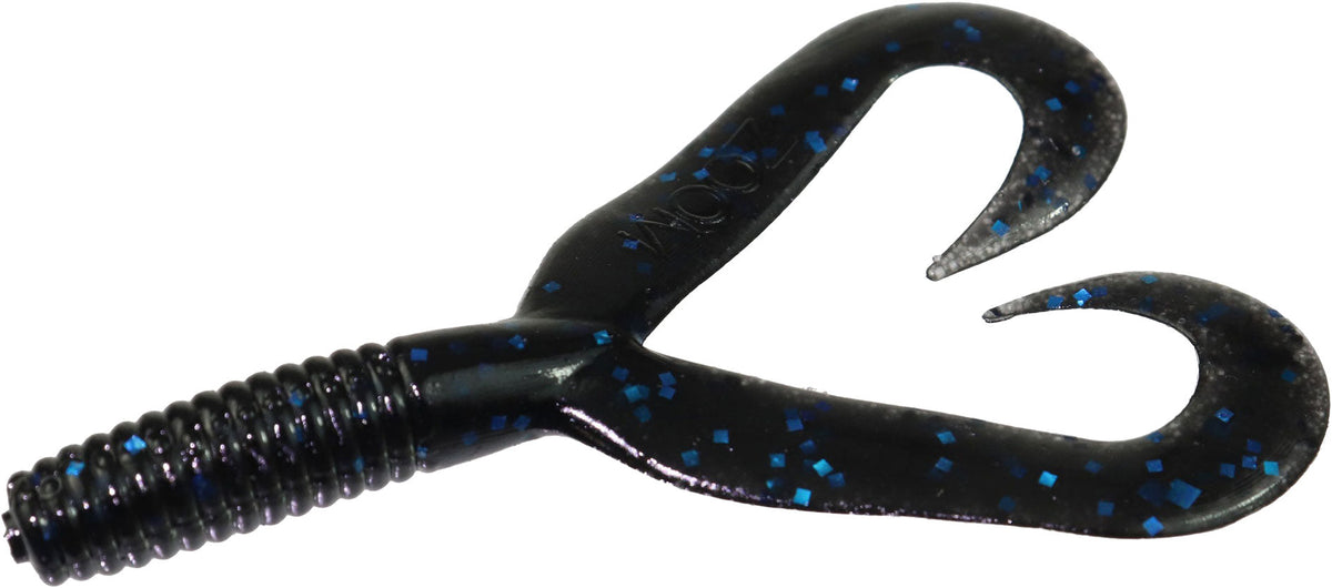Zoom Creepy Crawler Twin Tail Grub Jig Trailer - 3 Inch