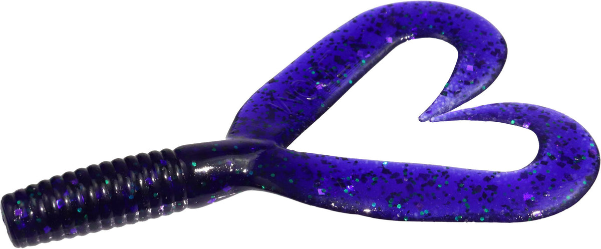 Zoom Creepy Crawler Twin Tail Grub Jig Trailer - 3 Inch