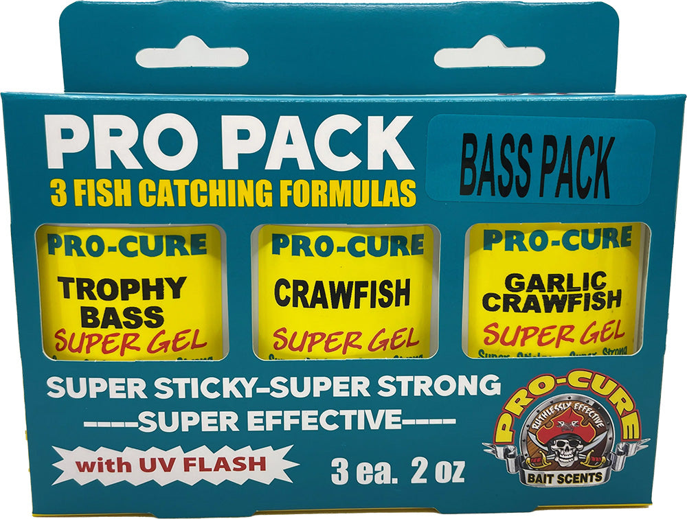 Pro-Cure Pro Pack - Three Fish Catching Formulas
