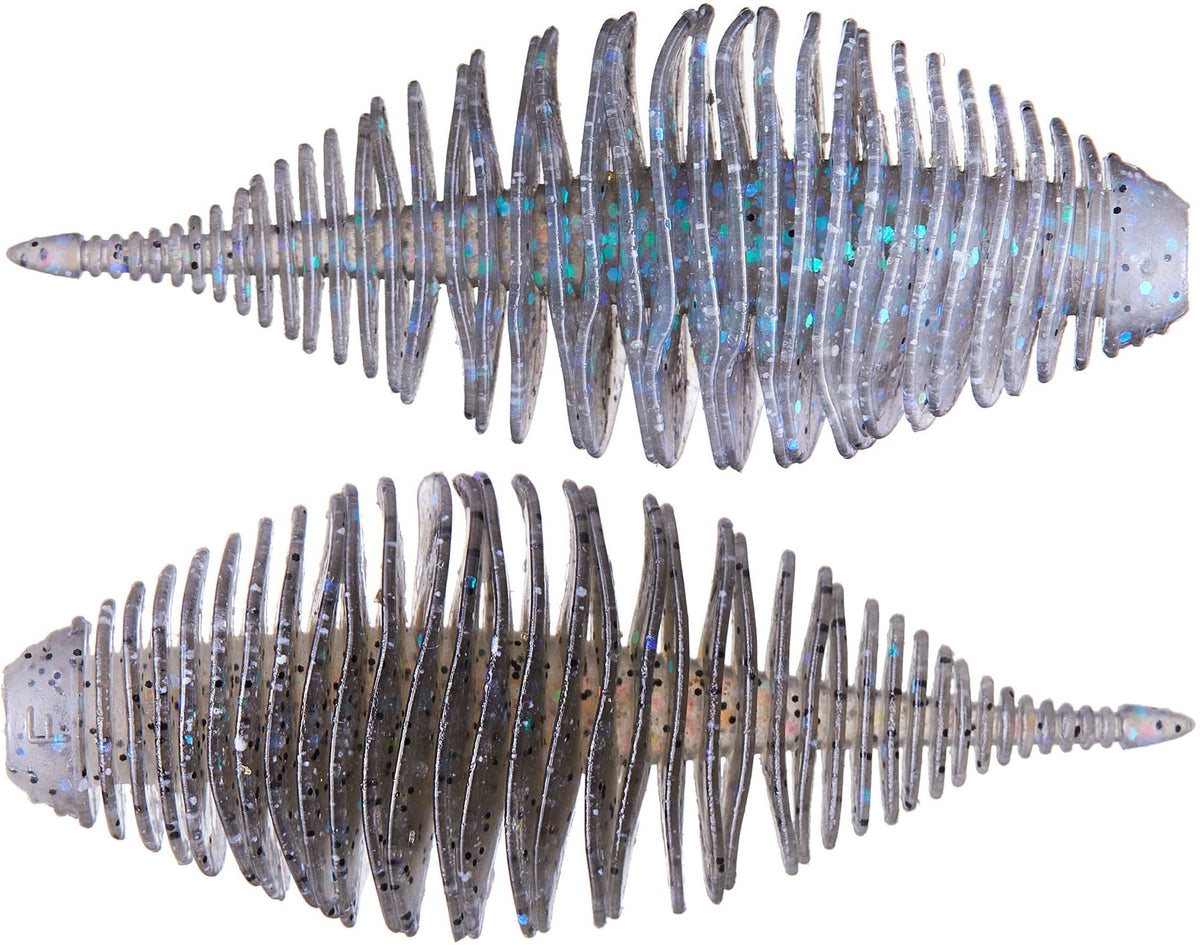Geecrack Bellows Gill Floating Elastomer Soft Plastic Creature Bait - 2 Inch