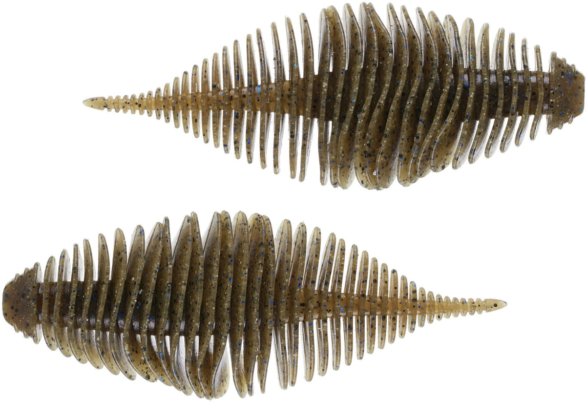 Geecrack Bellows Gill Floating Elastomer Soft Plastic Creature Bait - 2 Inch