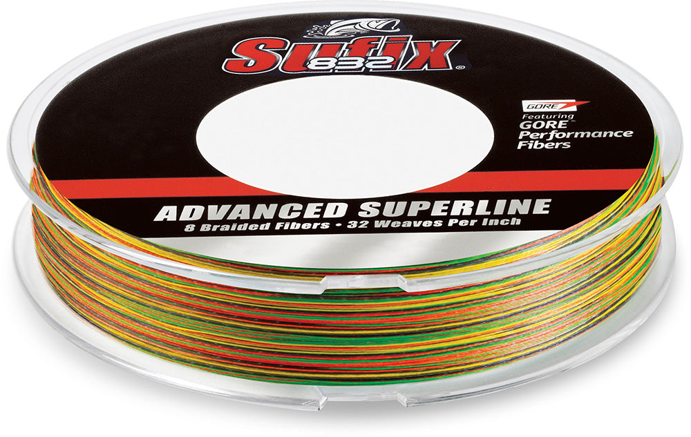 Sufix 832 Advanced Superline Fire Tiger Braided Line - 150 Yard Standard Spool