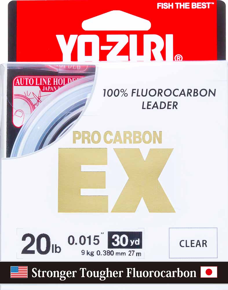 Yo-Zuri Pro Carbon EX Fluorocarbon Leader - 30 Yard Spools