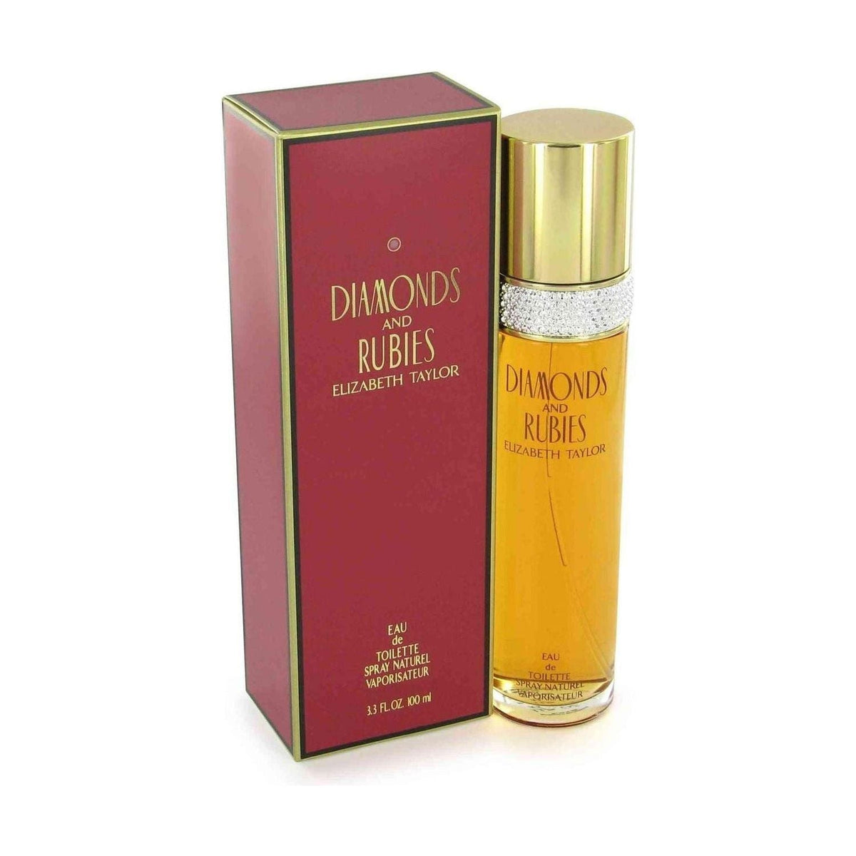 DIAMONDS AND RUBIES by ELIZABETH TAYLOR 3.3 oz / 3.4 oz edt NEW in Box