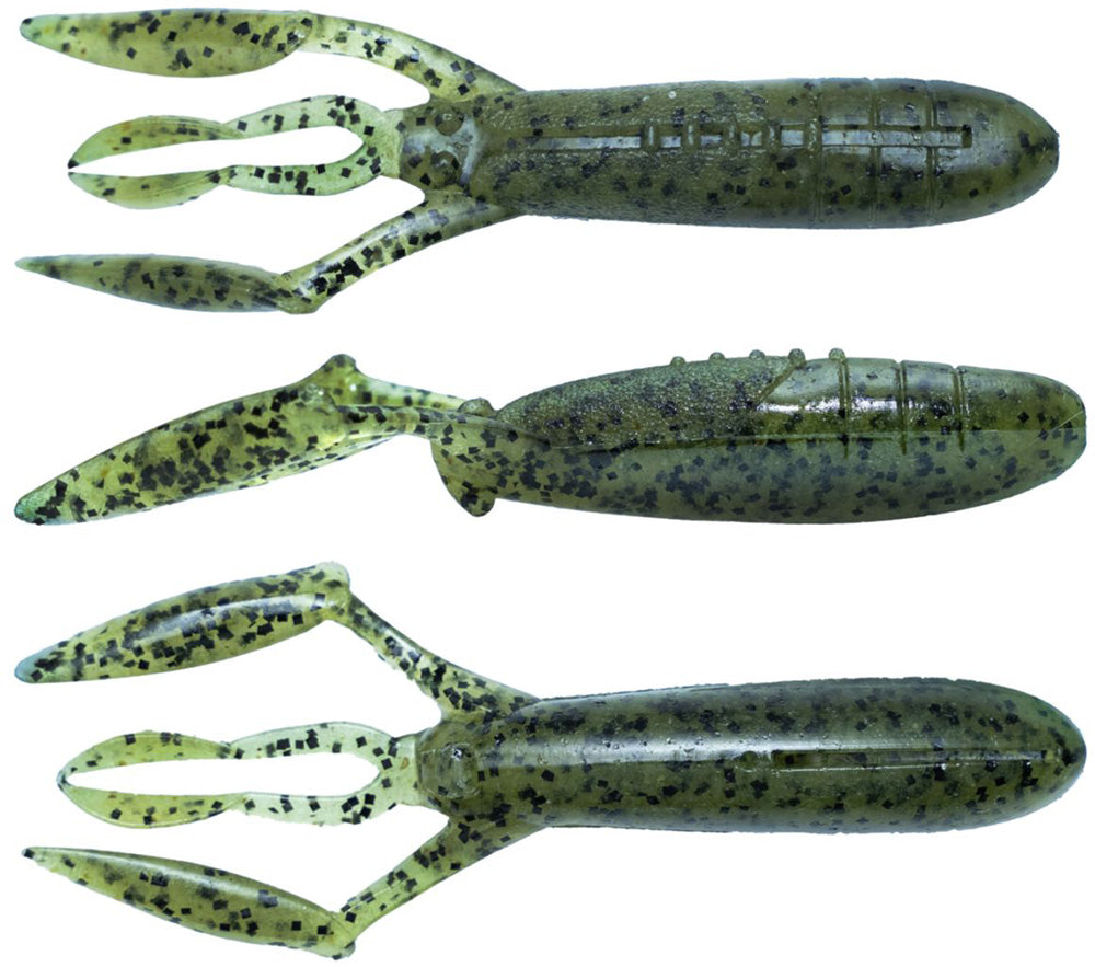 Keitech Glide Camaron 3.5 Inch Soft Plastic Craw - 6 Pack