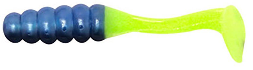 Mr. Crappie Slabalicious Soft Plastic Paddle Tail Grub - 15 pack