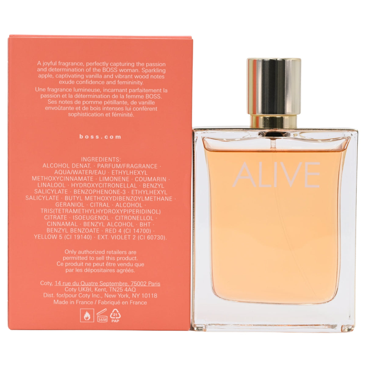 Boss Alive by Hugo Boss for women EDP 2.7 oz New in Box