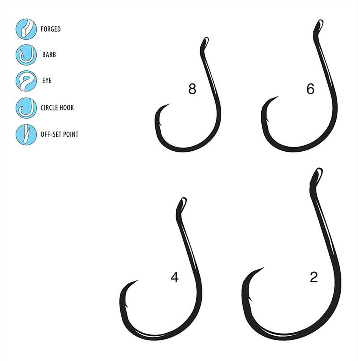 Gamakatsu Octopus Circle OP Nano Alpha Hooks - 10 Pack