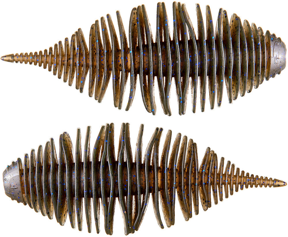 Geecrack Bellows Gill Floating Elastomer Soft Plastic Creature Bait - 2.8 Inch