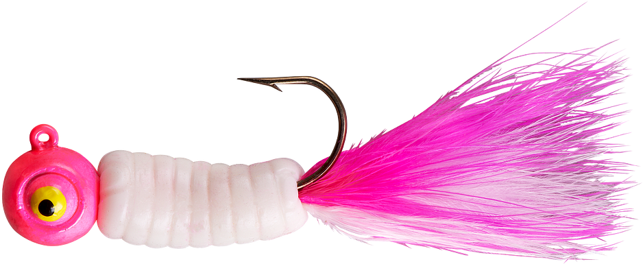 Lindy Fuzz-E-Grub Pre-Rigged Hair Tail Soft Grub 2 pack