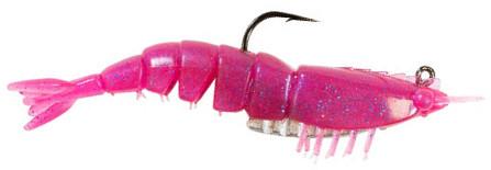 Z-Man EZ ShrimpZ 3 1/2 inch Rigged w/ Mustad Weighted Hook 2 pack
