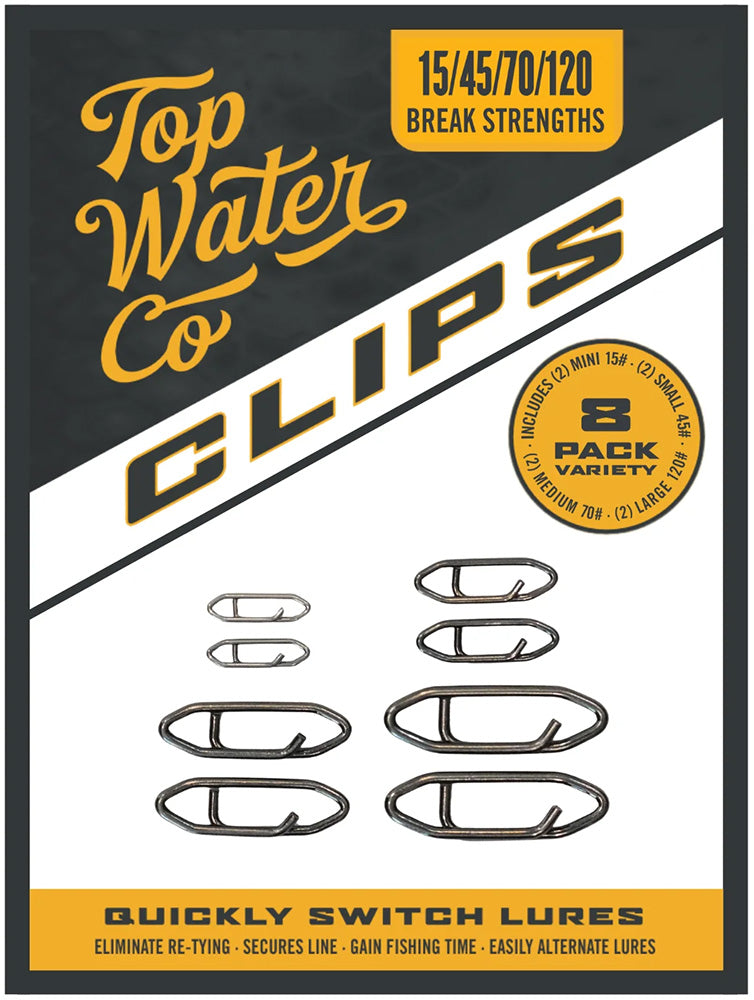 Topwater Co Speed Clips Sample Pack - 8 Pack