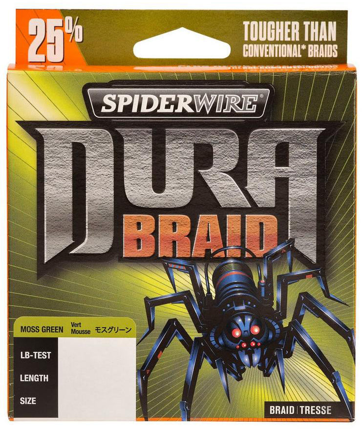 Spiderwire DuraBraid Braided Line - Moss Green