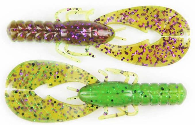 Xzone Muscle Back Craw Soft Plastic Craw 8 pack