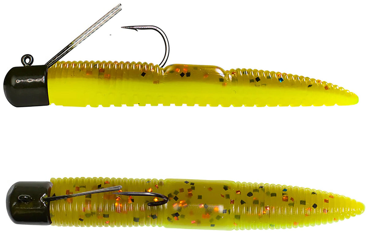 Lunkerhunt Pre-Rigged Finesse Worm 3 inch Ned Rig Stickbait