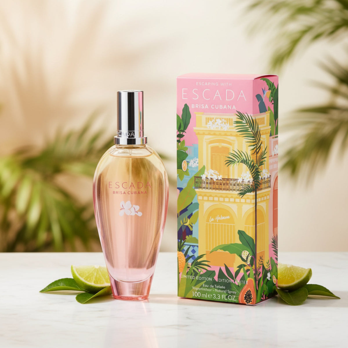 Escada Brisa Cubana Eau de Toilette Spray for Women 3.4 oz (100 ml) - Limited Edition